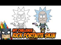 Fortnite chapter 2 season 7 invasion has arrived , and as aliens wage war on the island, fans can fight back in style thanks to the latest battle pass. Rick And Morty Fortnite Skin Art Challenge Myhobbyclass Com