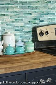 Diy Recycled Glass Backsplash With The Tile Shop Glass Backsplash Vintage Kitchen The Tile Shop