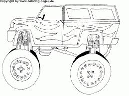 Free Car Coloring Pages Monster Truck Printable Stuff