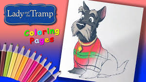 All scottish terrier coloring page scottie wheaten color best ideas about puppy pinterest terriers dogs cute names puppies pages. Lady And The Tramp Coloringbook Forkids Lady S Neighbor Scottish Terrier Jock Coloring Page Youtube