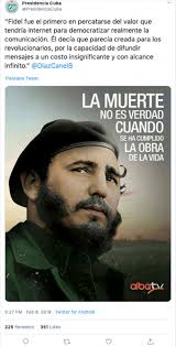 Twitter de la Presidencia de Cuba, 8 de febrero de 2019 (Presidencia de... 
