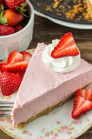 No Bake Strawberry Cheesecake Recipe Strawberry Cheesecake Recipe Strawberry Cheesecake Baking