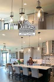 Jar Pendant Lighting Above Island At Home Store Lighting Hanging Lights