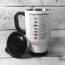 details about new bristol stool chart thermal travel mug flask gift present hca nurse carer