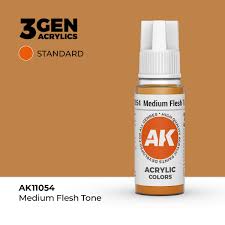 AK-Interactive: (3rd Gen) Acrylic - Medium Flesh Tone (17ml)