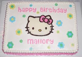 Simple Happy Birthday Sheet Cake Designs Hello Kitty Sheet Cake Love This Clean Simple Hello Kitty Birthday Cake Hello Kitty Cake Hello Kitty Birthday