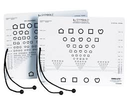 We have more than health insurance: Lea Symbols Near Vision Card