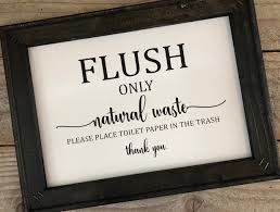 Good decorations are the only things that separate a bathroom of use to a bathroom of beauty. Bathroom Signs Bathroom Wall Decor Do Not Flush Sign Etsy Bathroom Signs Bathroom Wall Decor Flush Toilet