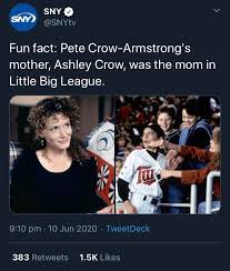 I used to love that movie! Well Pete Comes From Good Stock Newyorkmets