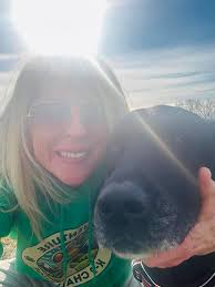 My sweet girl, Zoey, and I just finished up the K9 Adventure Challenge, 65  miles! A tree will be planted in a national forest for her and her  accomplishment! She also received