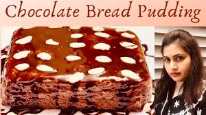 Think lindt 70% dark chocolate. Chocolate Bread Pudding Bread Brownie Pudding Youtube