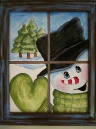 Weitere ideen zu wasserfarben, kunstproduktion, malen und zeichnen. Schneemann Gruesst Durchs Fenster Lernbasar De