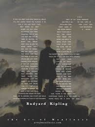 Rudyard Kipling If Poster If Rudyard Kipling Words Famous Poems