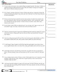 Check spelling or type a new query. Multistep Worksheets Free Distance Learning Worksheets And More Commoncoresheets