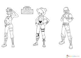 Coloriage fortnite personnage frozen coloriage fortnite battle royal. Coloriage Fortnite Imprimer Les Heros Du Jeu