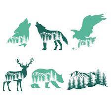 Free Free 130 Mountain Range Bear Svg SVG PNG EPS DXF File