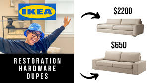 Maybe you would like to learn more about one of these? Ikea Restoration Hardware Dupes Shop With Me Youtube