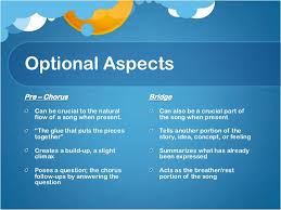 The chorus is the focal point of the song and is usually what listeners remember the most. The Write World Songwriting 1 1