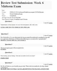 Nurs 6512n Midterm Exam 1 Question And Answers Exam Midterm This Or That Questions