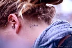 Collection by small tattoos • last updated 4 weeks ago. 85 Magical Word Tattoos On Neck