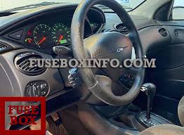 (a) 30 10 light switch 31 15 radio 32 15 turn signal hazar flasher 33 20 horn, power seat 34 20 power sunroof 35 7,5 interior lamps, power mirrors 36 7,5 electronic modulee, instrument cluster 37 — not used 38. Ford Focus 2000 Fuse Box Fuse Box Info
