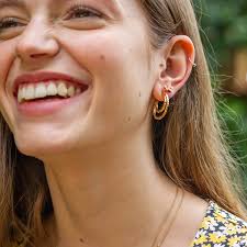 Matthew Calvin Celeste Diamond Stud Earrings Gold