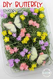 First, i showed j the life cycle cards and explained each stage as best as i could. Butterfly Garden Sensory Activity Craft Play Learn