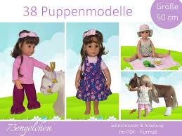 Puppenkleidung muss natürlich nicht unbedingt genäht werden. Schnittmuster Puppenkleidung 50 Cm Von 73engelchen