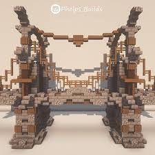 A Nice Bridge Made By Me Minecraftbuilds Minecraft Architecture Minecraft Houses Minecraft Castle