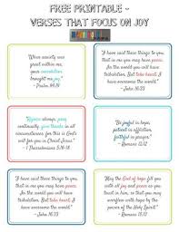 This printable is only three pages, but it will involve a lot of cutting on your part. Printable Bible Verses About Joy Favecrafts Com