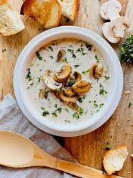 Healthy Mushroom Soup Recipe Easy Healthy Soup Mushroom Soup Healthy Soup Recipes