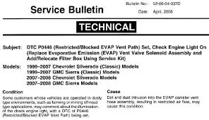 Canister vent valve noe 77653861 buy online napa auto. Gmc Sierra 2500hd Questions Purge Or Solenoid Evap Vent Located Where Cargurus