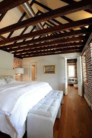 Exposed Rafter Ceiling Bedroom Traditional With Vaulted Ceiling Gilt Frame Frosted Glass Traditional Bedroom Design Traditional Bedroom Romantic Master Bedroom