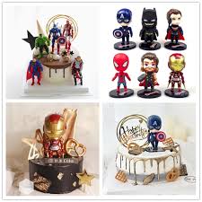 Cutting in to the cake for the. Marvel Avengers Birthday Cake Decorated With Captain America Iron Man Spider Man Shopee Philippines