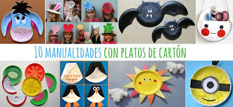 10 Manualidades Muy Divertidas Con Platos De Carton Dibujos Net