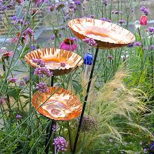 You can make it a wider or more narrow triangle, depending on the shape you prefer. Copper Chalice Garden Bird Bath Sculpture By London Garden Trading Notonthehighstreet Com