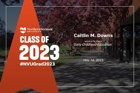 Caitlin M. Downs | Class of 2023 Commencement | NVU Lyndon