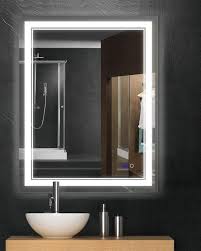 In compact bathrooms, a lighted vanity mirror allows you to lighted bathroom mirrors are also stylish, adding an unexpected decorative element in the space that you'll receive an email with your expected shipping time frame if this is the case with your order. The Best Bathroom Mirrors With Built In Led Lights
