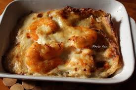 Pour 2 Personnes Ingredients 1 Boite De Miettes De Crabe 6 Crevettes Congelees 1 Blanc De Poireau 6 Feuilles De Lasagne 10 Lasagnes Crevettes Poireaux