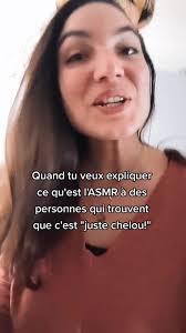 Quand tu veux expliquer ce qu'est l'ASMR aux personnes qui trouvent juste  ça chelou 😂 #asmr
