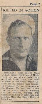 MM2c William Lamar Hunt (1921-1944)