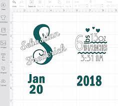 Download Elephant Birth Stats A Cricut Step By Step Tutorial