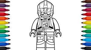 June 9, 2021 by phoebe weston. How To Draw Lego Luke Skywalker Pilot From Star Wars Coloring Pages Youtube
