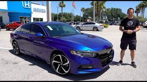 $30,270 msrp 24 includes or upgrades ex features: Is The 2019 Honda Accord Sport 2 0t A Better Performer Than The Camry Youtube