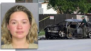 Passenger burns to death after crash, woman charged with DUI manslaughter