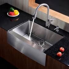 stainless steel farmhouse kitchen sinks