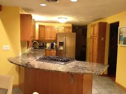 Ideas for brightening the kitchen with color. Yellow Walls With Oak Cabinetsnot Loving This Color Combo Counter Is Similar To Mom U002639 S Cnn Times Idn