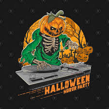 Check Out This Awesome Pumpkin Halloween Dj Music Party Design On Teepublic