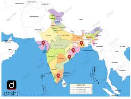India on a world wall map: India Map January Ii 2020 Learning Through Maps