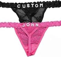 Amazon.com: AICHENG 2-Pack Personalized Thongs with Names ...